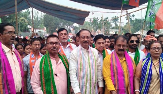 556 voters join BJP in Kamalasagar 556 voters join BJP in Kamalasagar